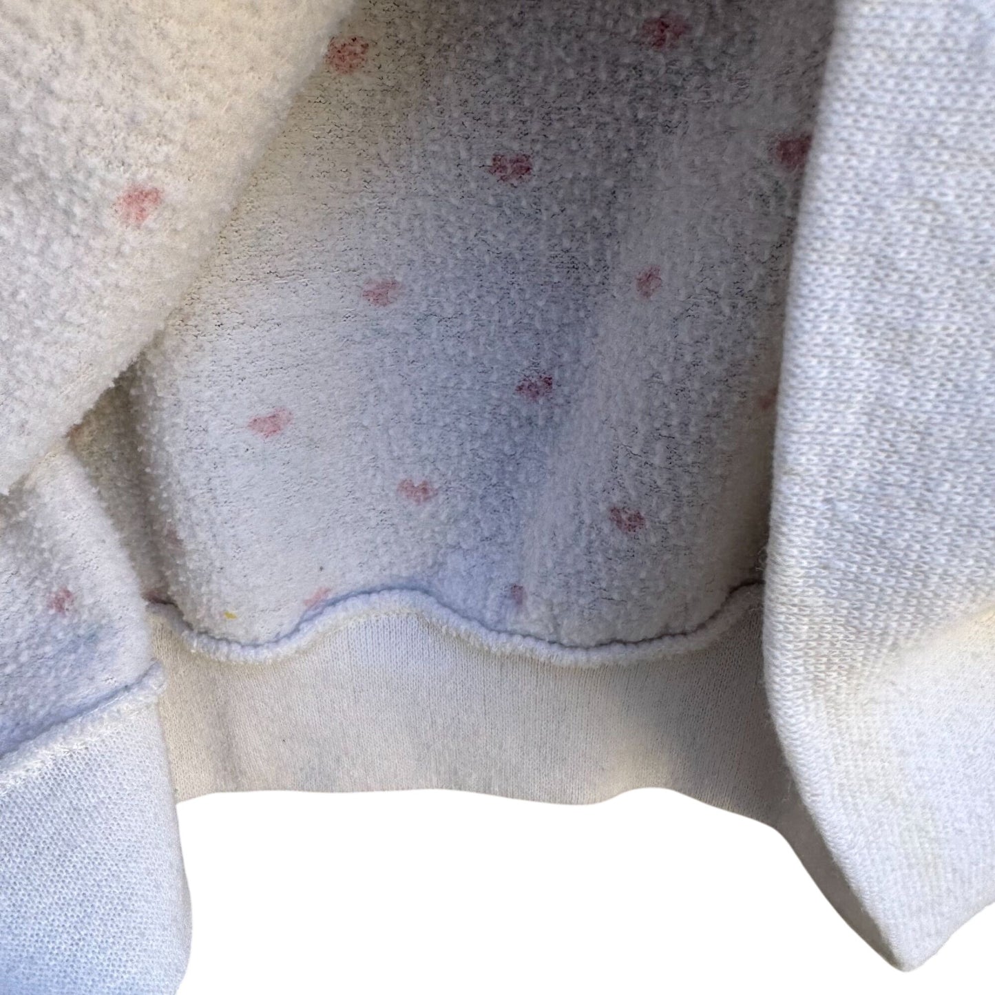 Spumoni By Franco Vintage Cottage Granny Teddy Bear Dog Puff Print Sweatshirts