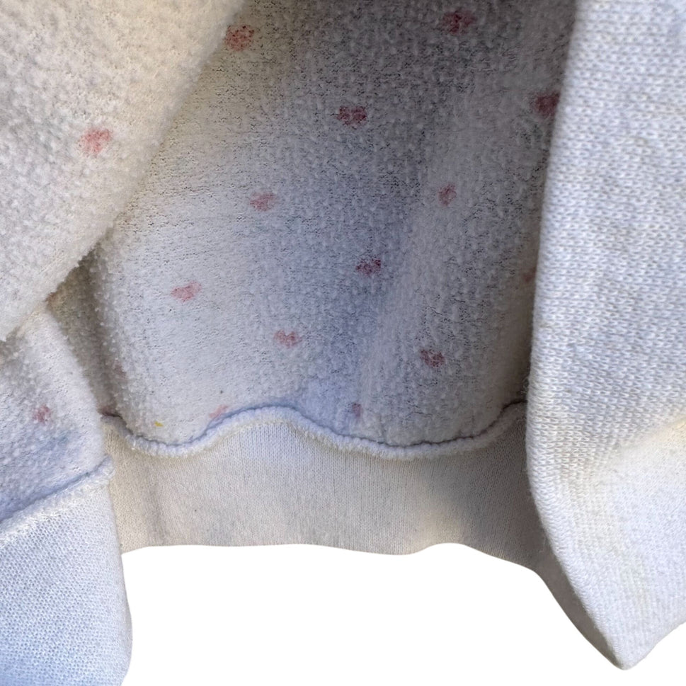 Spumoni By Franco Vintage Cottage Granny Teddy Bear Dog Puff Print Sweatshirts