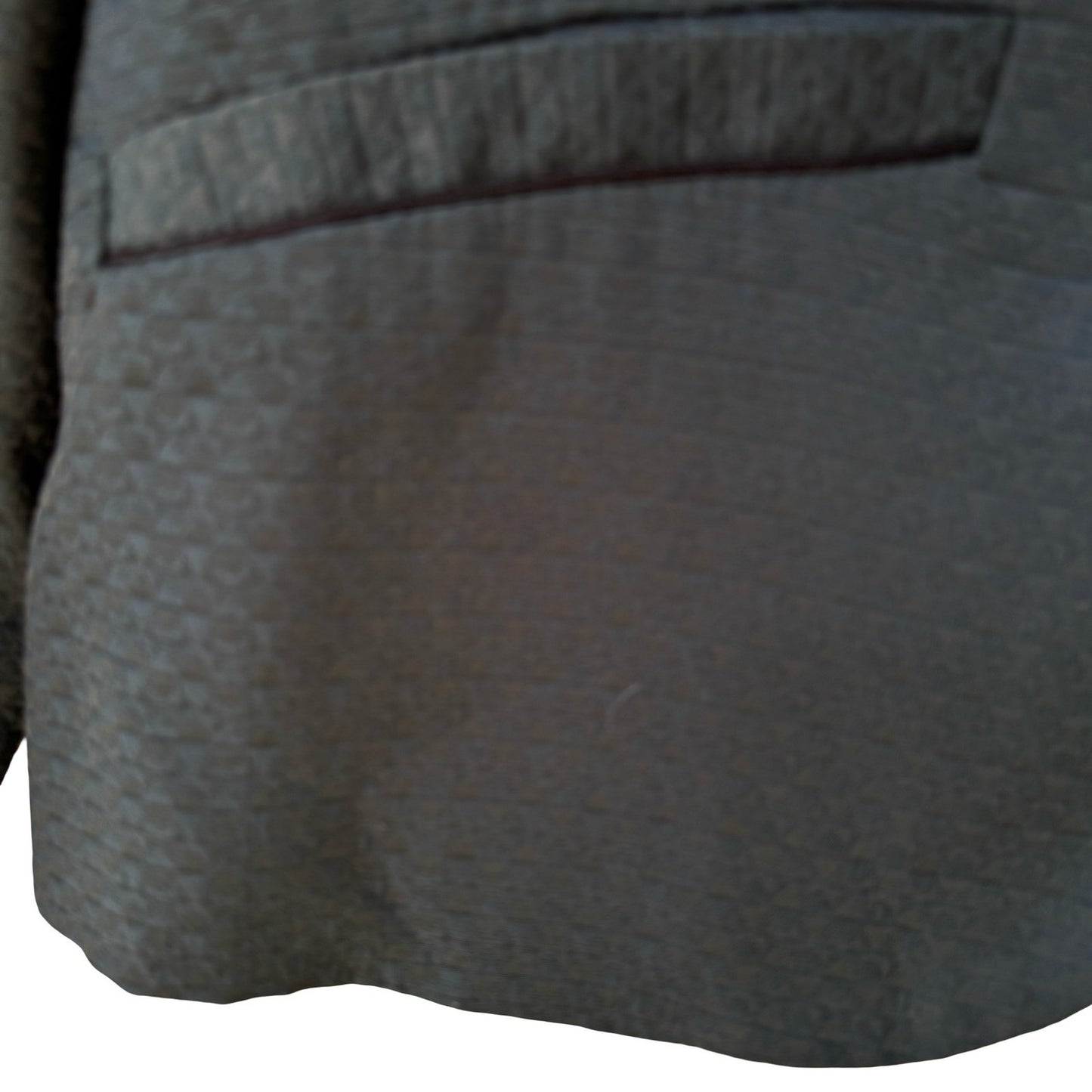 The Limited Textured Corporate Blazer Career Jacket Minimalist Teal Womens M