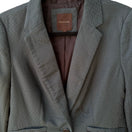 Switch The Limited Textured Corporate Blazer Career Jacket Minimalist Teal Womens M 3 image