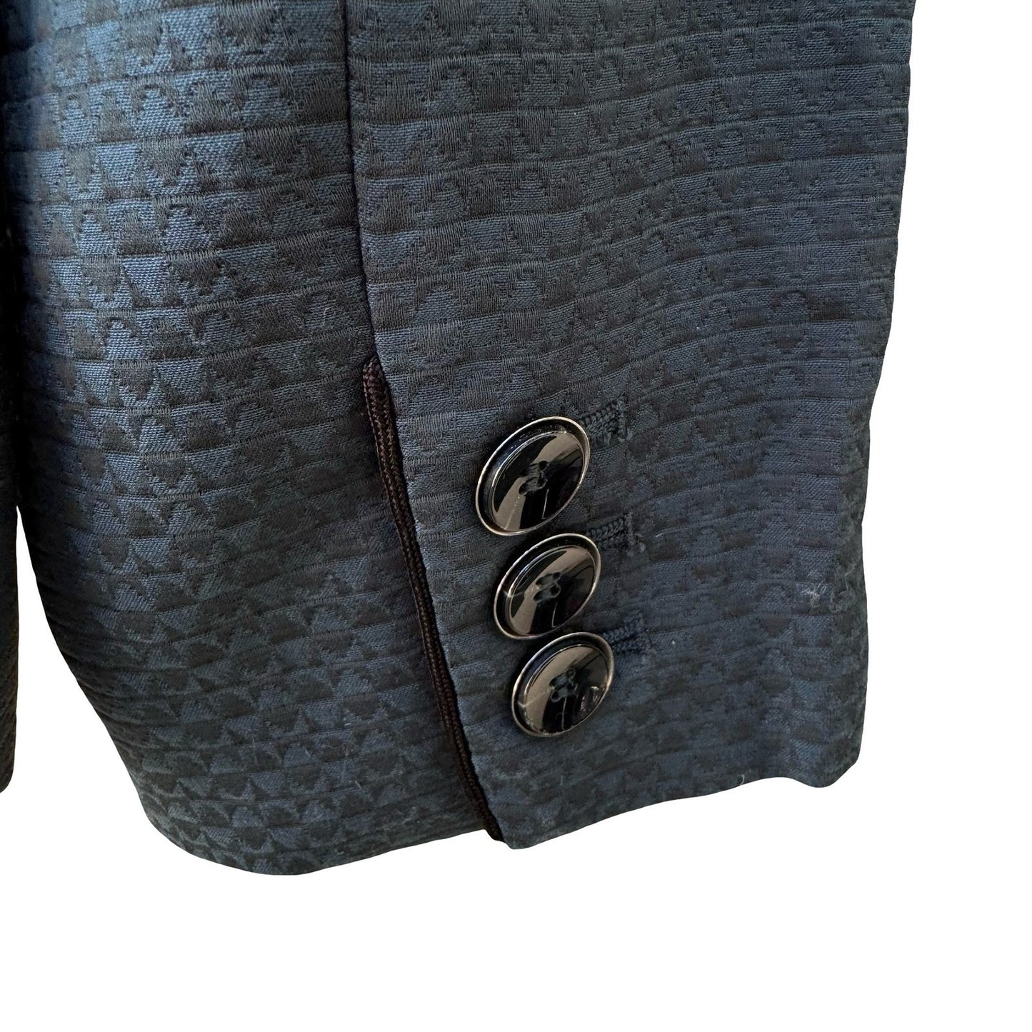 The Limited Textured Corporate Blazer Career Jacket Minimalist Teal Womens M