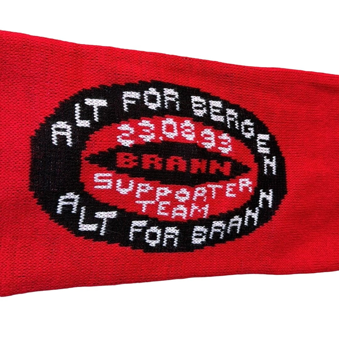 SK Brann Norwegian Football Supporter Scarf By Country Wear Double Knit Thermal