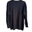 Switch La Redoute Vintage Womens Wool Blend Long Sleeve Minimalist Black Knit Sweater L 3 image