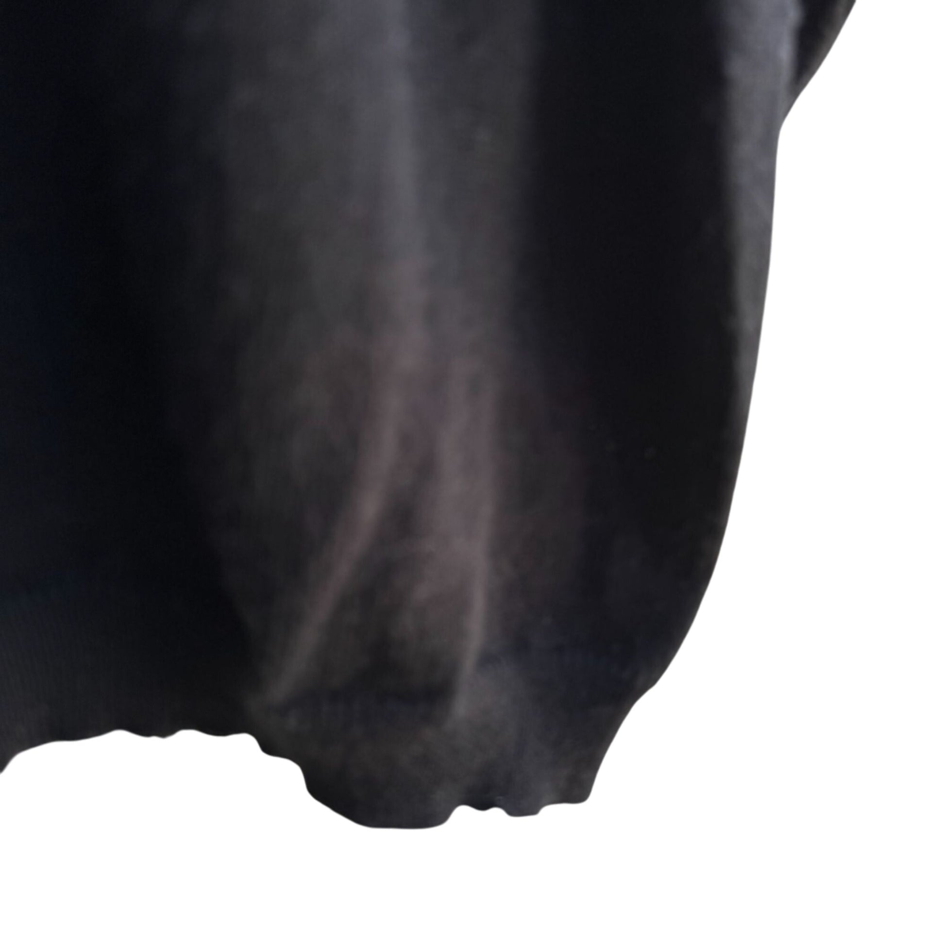 La Redoute Vintage Womens Wool Blend Long Sleeve Minimalist Black Knit Sweater L