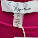 Switch Cupio Signature Juliana Tank Top Pink Plum Crepe Knit Sleeveless L NEW Layering 2 image
