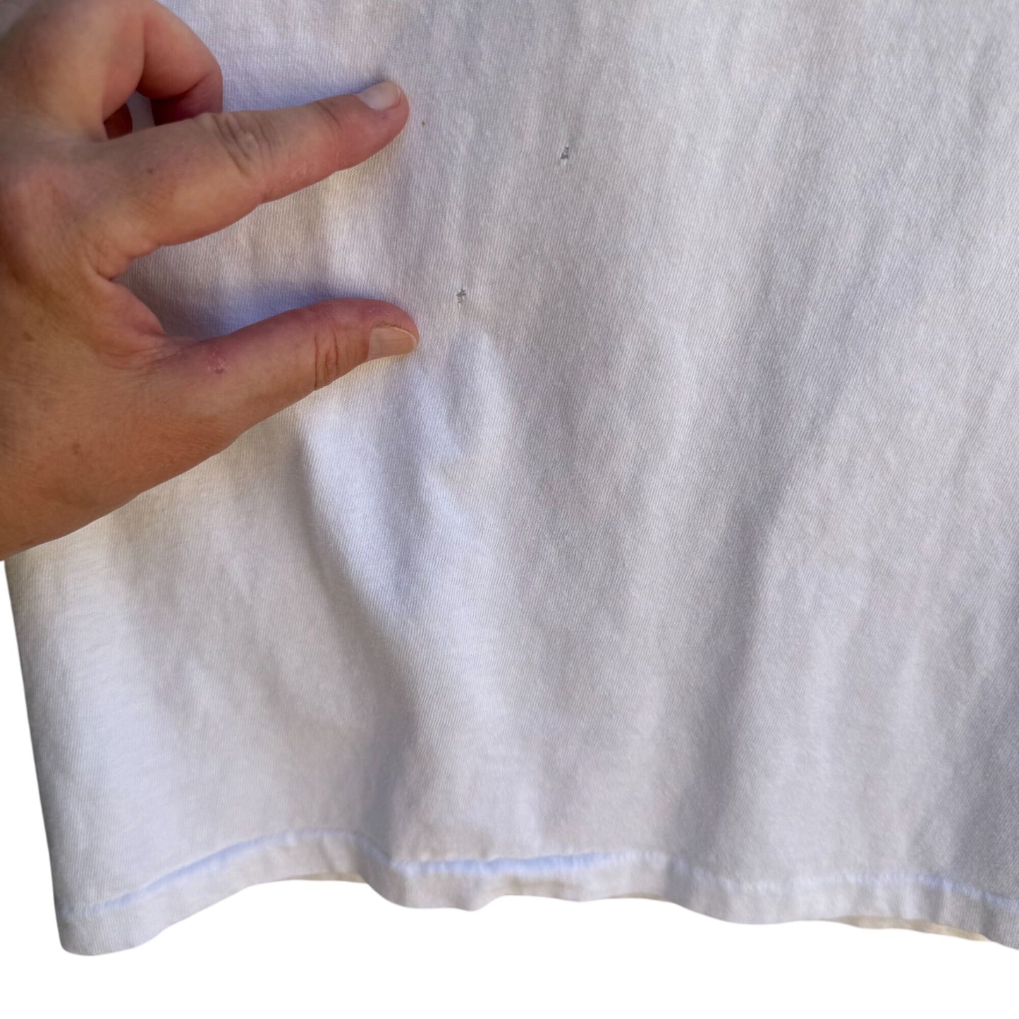 Vintage 80s Catalina Islands Graphic White Crew Neck Hugger Free Style Shirt OS