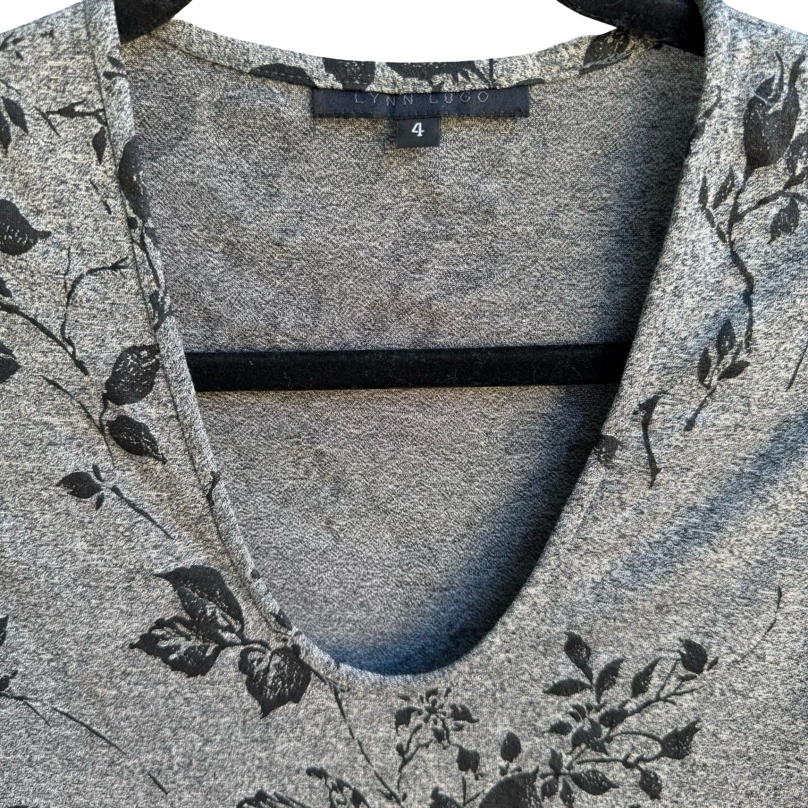 Lynn Lugo Y2K 90s Whimsigoth Romantic Floral Minimalist Maxi Skirt Top Grey 4