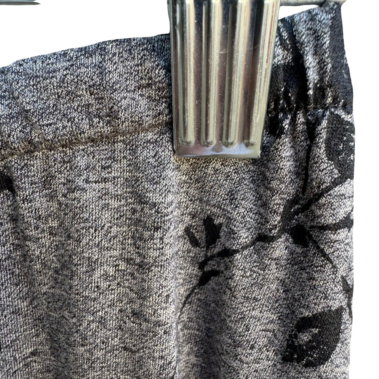 Lynn Lugo Y2K 90s Whimsigoth Romantic Floral Minimalist Maxi Skirt Top Grey 4