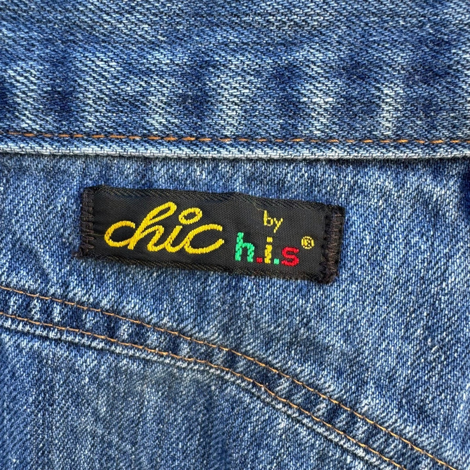 Chic by HIS Vintage 70s 80s High Waisted Straight Leg Jeans Medium Wash Women