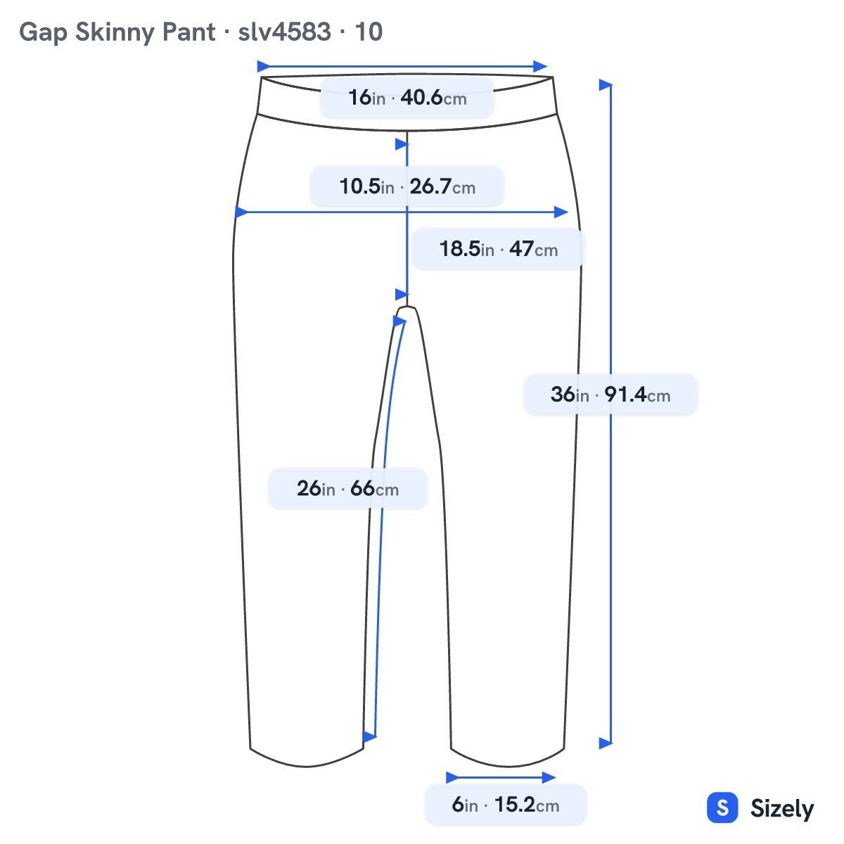 Gap Skinny Ankle High Rise Pants Snap Hem Business Casual Preppy Gray Womens 10