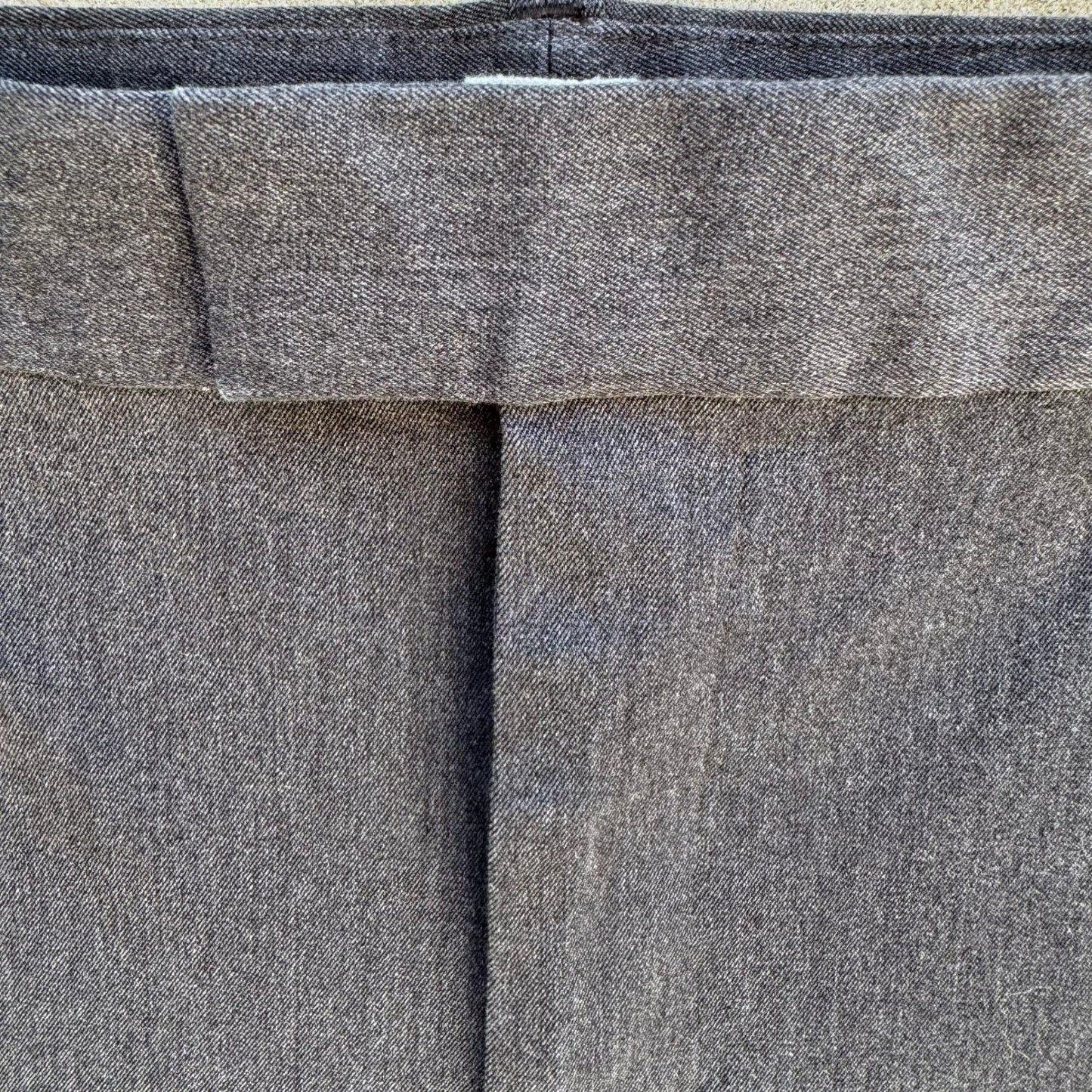 Gap Skinny Ankle High Rise Pants Snap Hem Business Casual Preppy Gray Womens 10