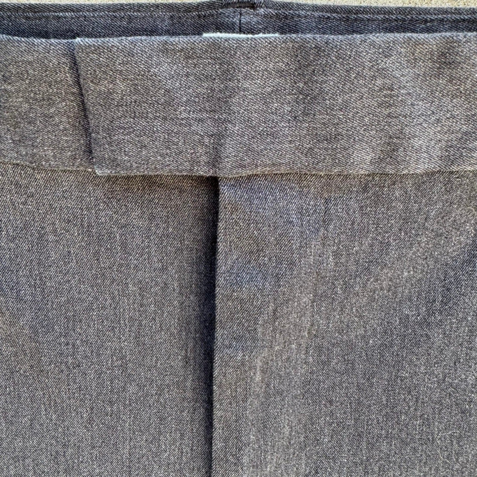 Gap Skinny Ankle High Rise Pants Snap Hem Business Casual Preppy Gray Womens 10