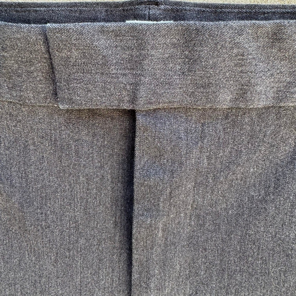 Gap Skinny Ankle High Rise Pants Snap Hem Business Casual Preppy Gray Womens 10