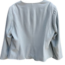 Switch Larry Levine Vintage Womens Snap Closure Dressy Light Blue Suit Blazer Jacket 20W 2 image