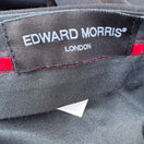 Switch Edward Morris London Mens Wool Super 150s Extrafine Merinos Black Tailored Pants 2 image