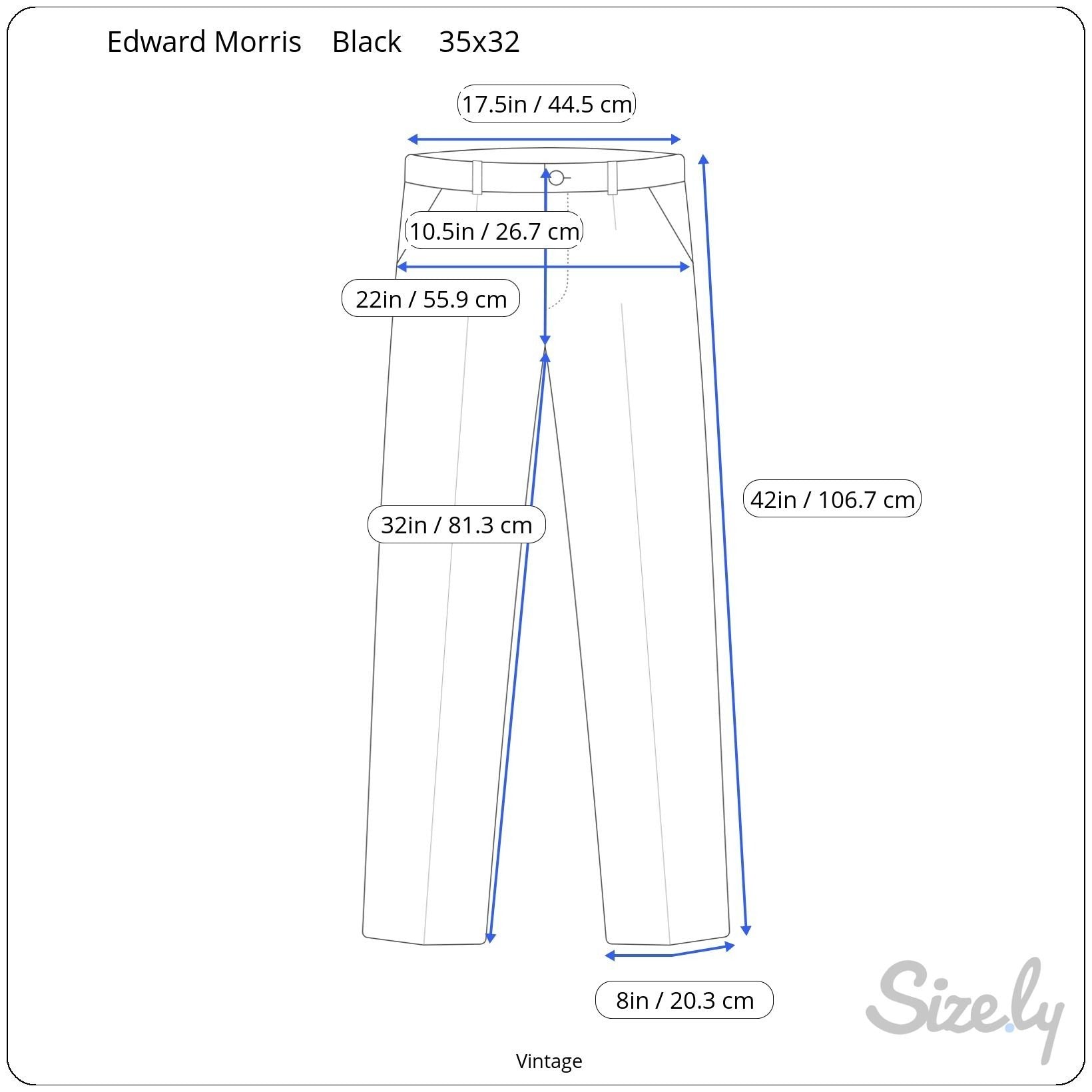 Edward Morris London Mens Wool Super 150s Extrafine Merinos Black Tailored Pants