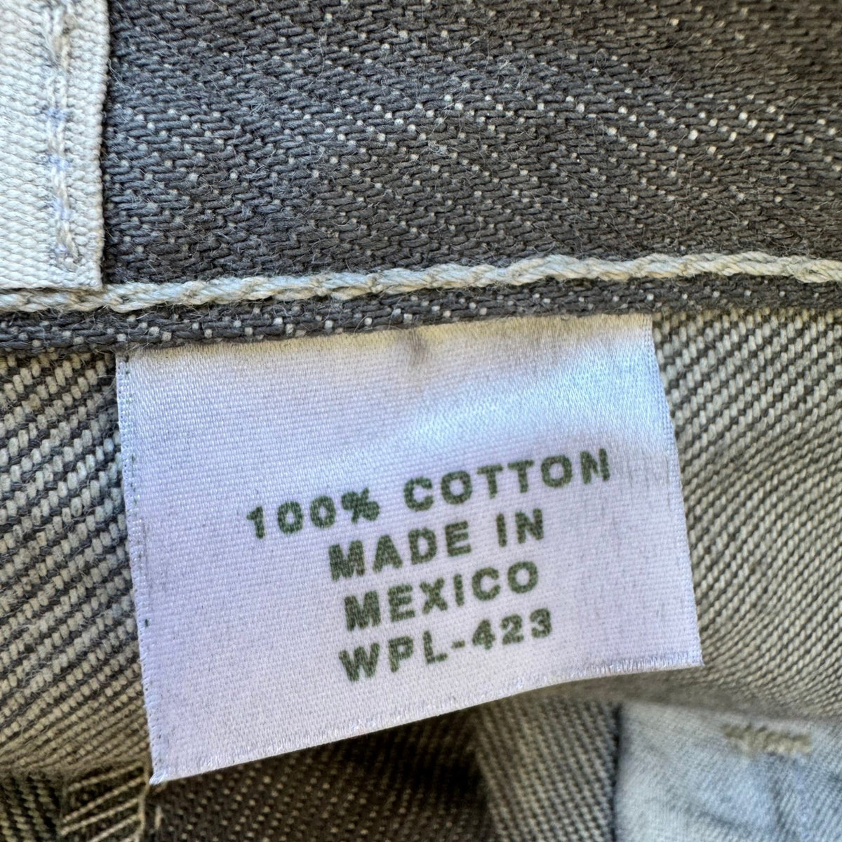 Levi's 501 WPL 423 Vintage Y2K Streetwear Jeans Mens Gray 34x30 Made In Mexico