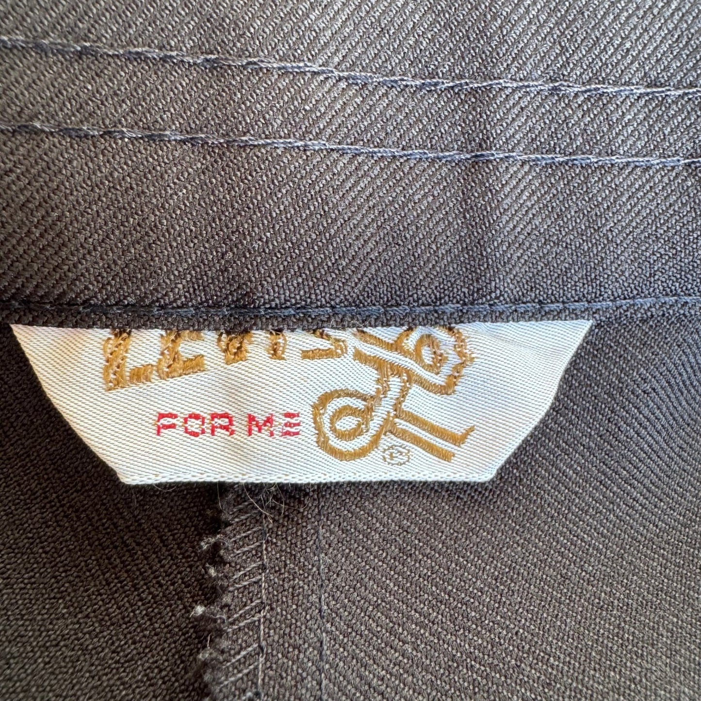 Levis For Me Vintage 70s 80s Black Wide Leg High Waisted Trousers Dress Pants