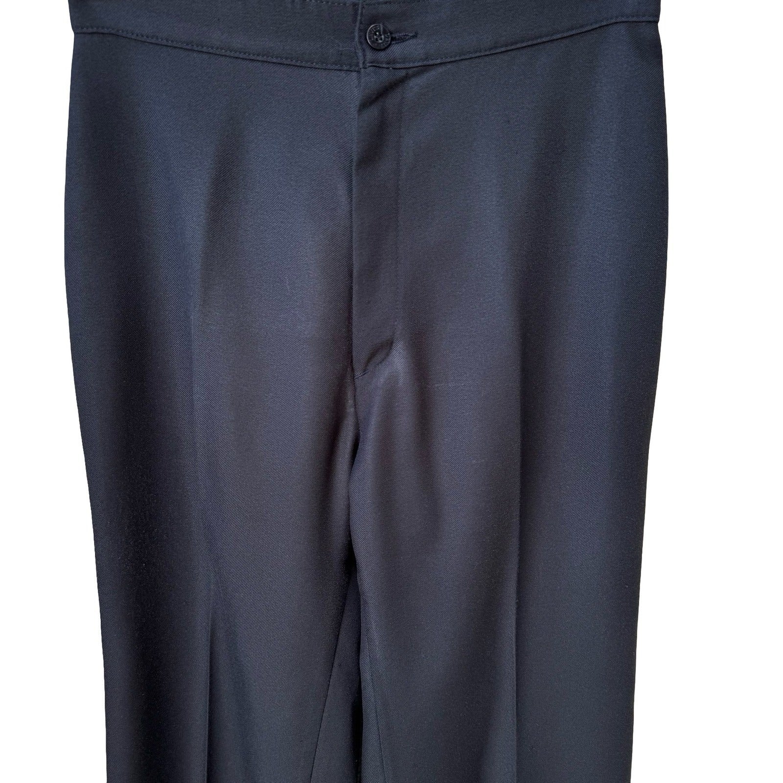 Levis For Me Vintage 70s 80s Black Wide Leg High Waisted Trousers Dress Pants