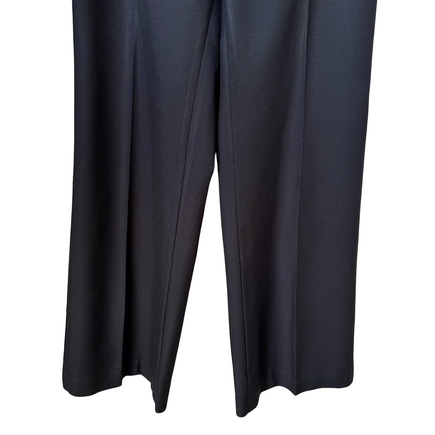 Levis For Me Vintage 70s 80s Black Wide Leg High Waisted Trousers Dress Pants
