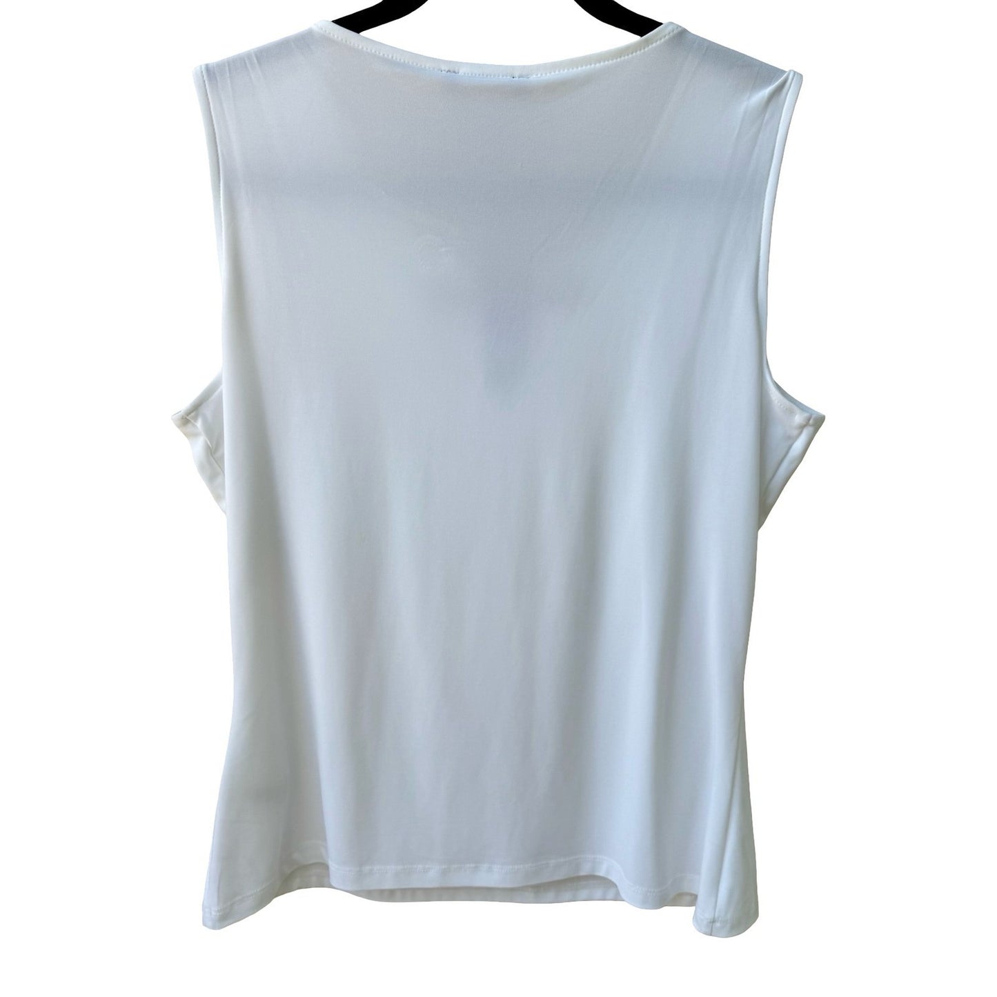 Tommy Hilfiger Preppy Nautical Ivy League Keyhole Grommet Sleeveless Top L NEW