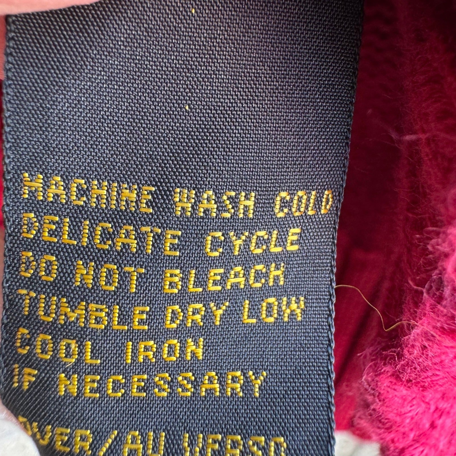 Lizsport Vintage Magenta Pink Cable Knit Cotton Mock Neck Cropped Sweater Small