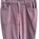 Switch Allison Taylor Stretch Vintage Womens High Waist Faux Suede Straight Leg Pants 2 image