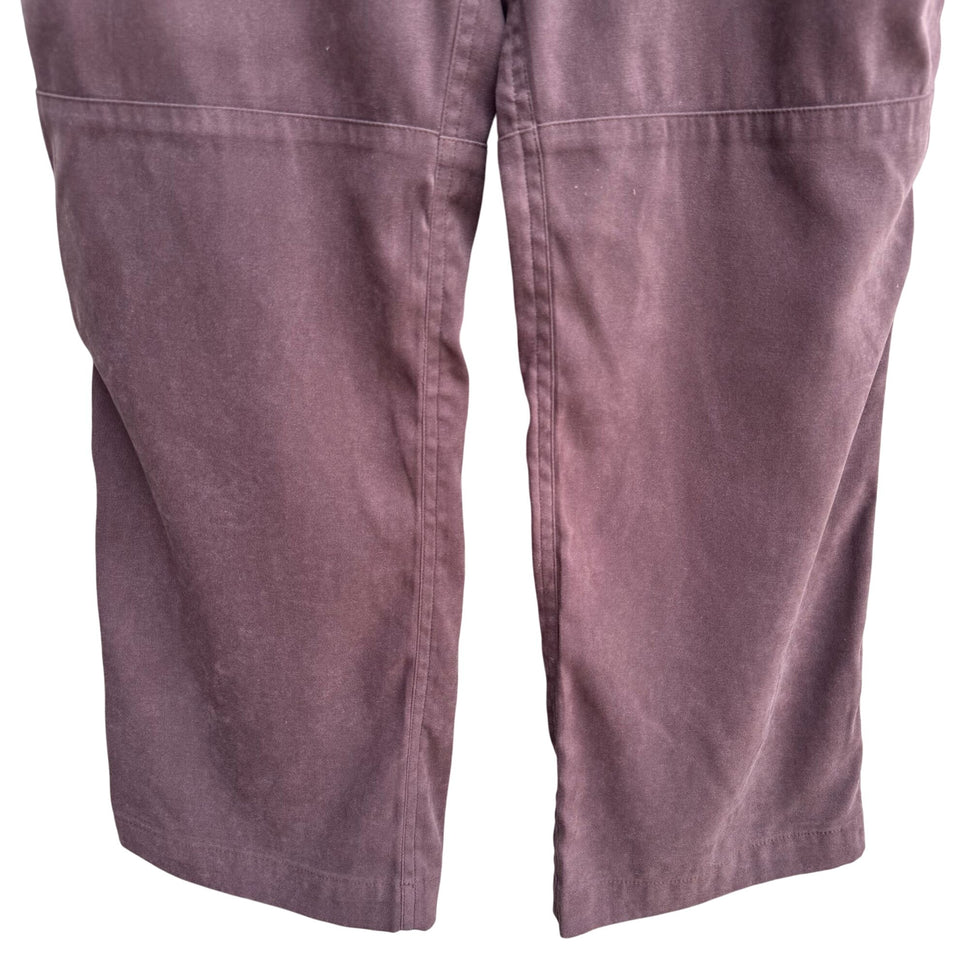 Allison Taylor Stretch Vintage Womens High Waist Faux Suede Straight Leg Pants