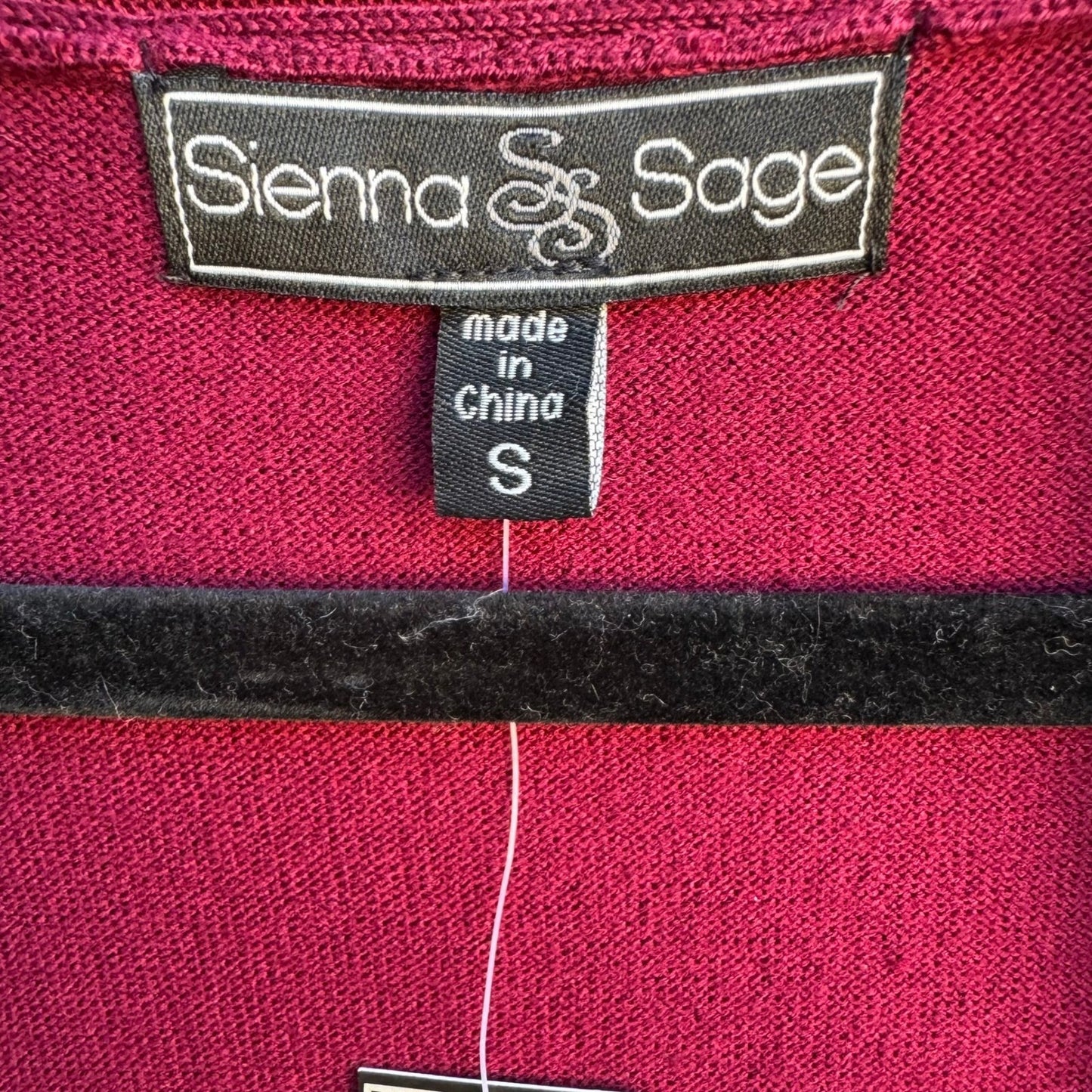 Sienna Sage Minimalist Preppy Layering Striped Open Front Cardigan Sweater S NWT