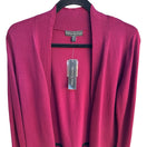 Switch Sienna Sage Minimalist Preppy Layering Striped Open Front Cardigan Sweater S NWT 3 image