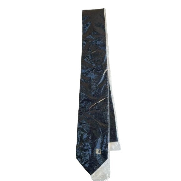 Goldlion Vintage Men's Navy Blue Diagonal Stripe Necktie Tie - New Never Worn