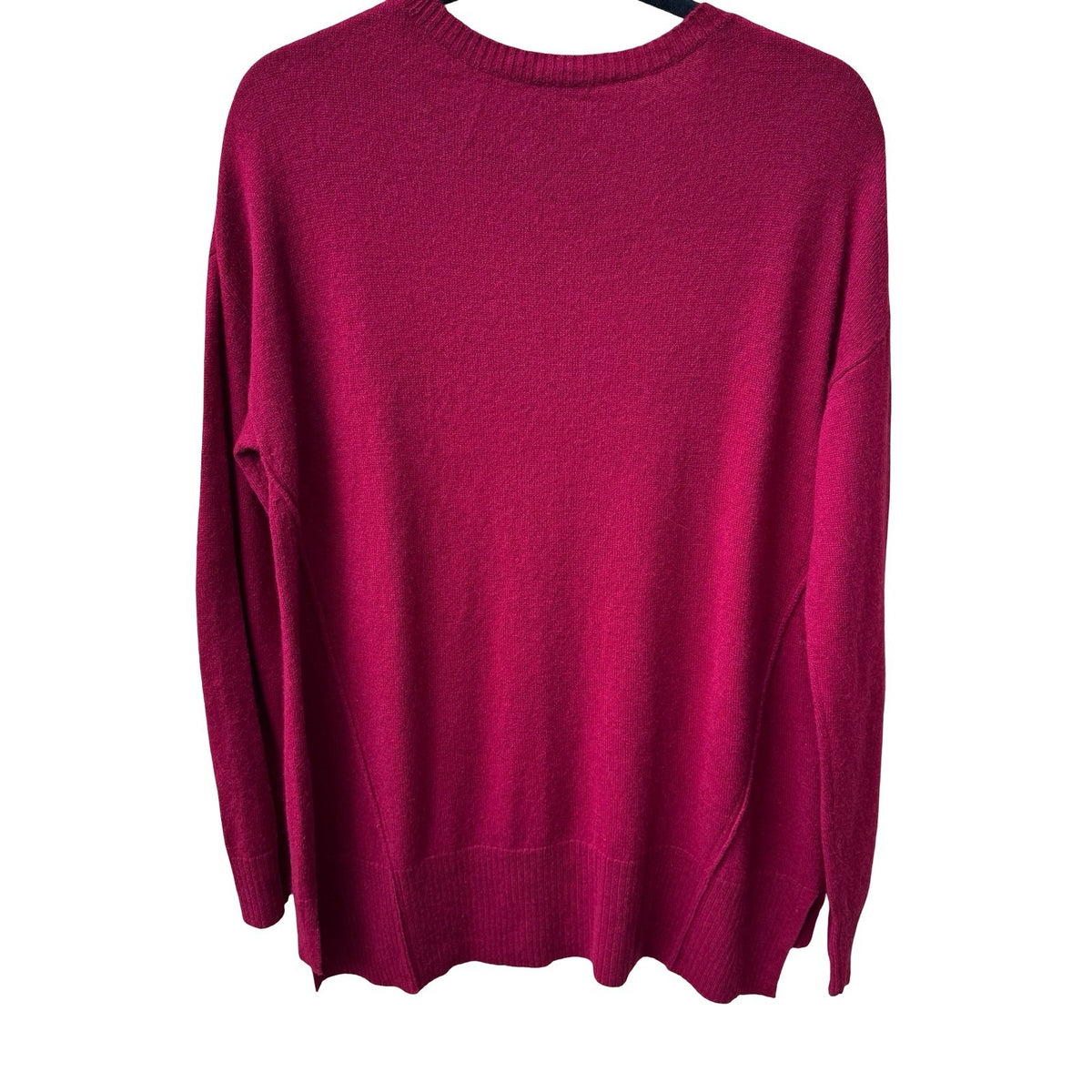 Griffen 100% Cashmere Quiet Luxury Old Money Preppy Minimalist Sweater Red M