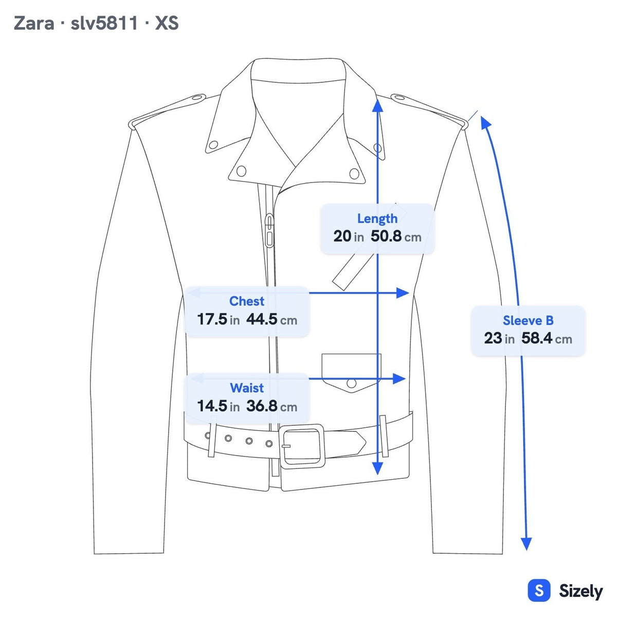 Zara Leather Biker Moto Rocker Streetwear Edgy Goth Grunge Sleek Jacket Black XS