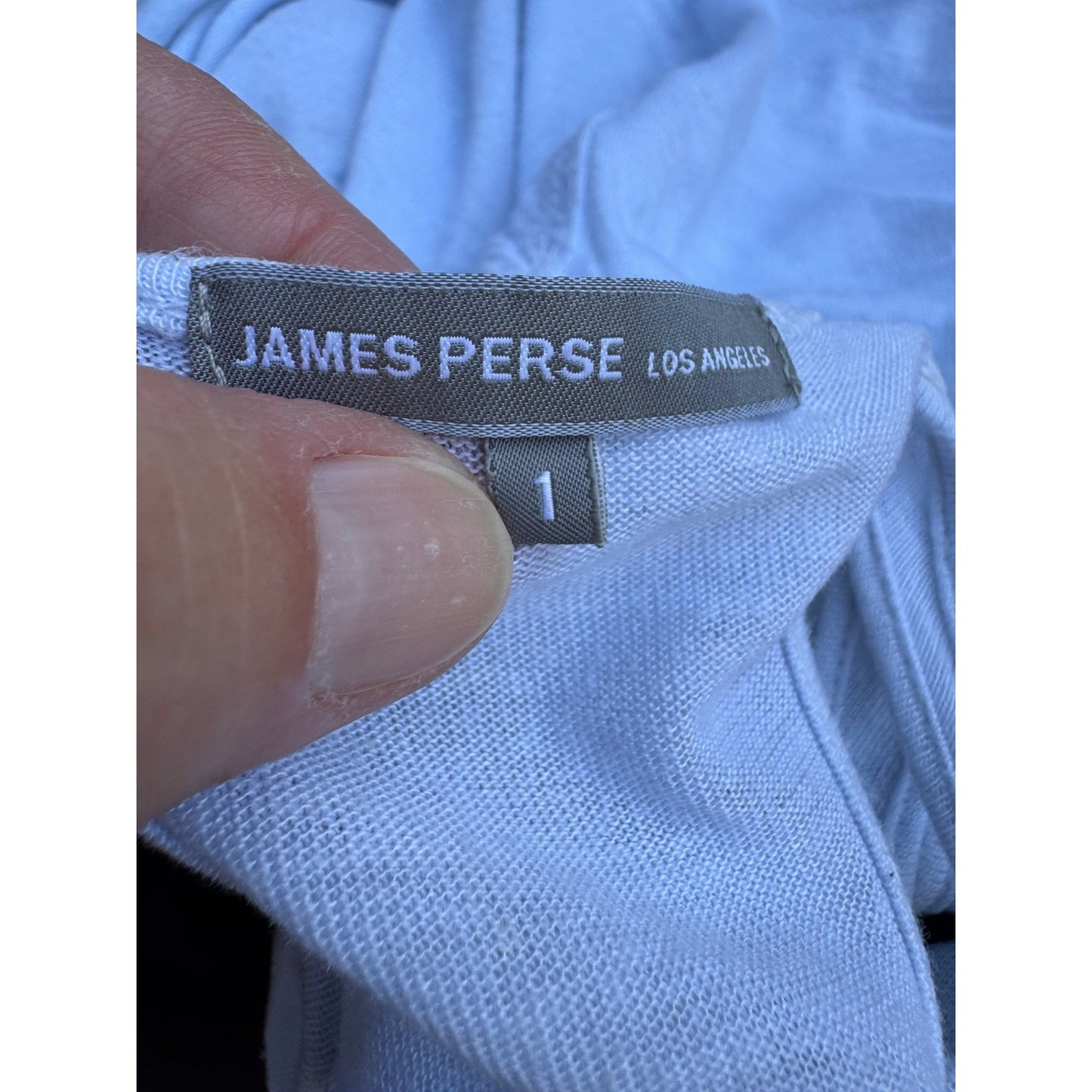 James Perse Minimalist Coastal Linen Blend Racerback Maxi Tank Dress Beachwear S