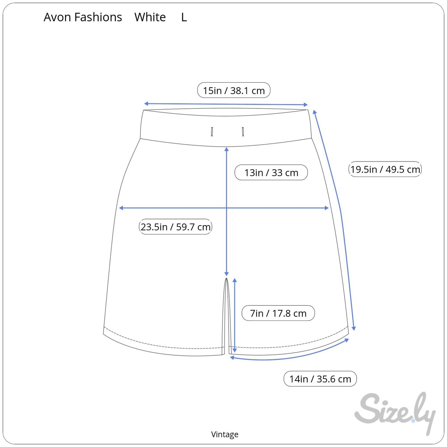 Avon Fashions Vintage White Womens Pleated Cotton High-Waisted Belted Shorts 16