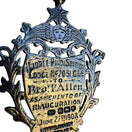 Switch Antique 1908 Masonic Sterling Silver Medal Murree Pindi Station Lodge 2031 GLE 2 image