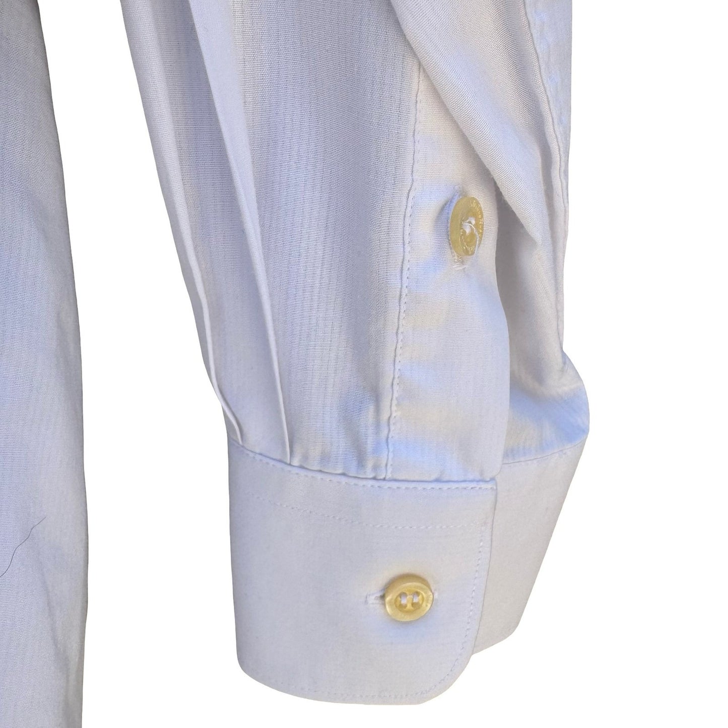 Valentino Rudy Vintage Mens L Minimalist White Long Sleeve Dress Shirt Corporate