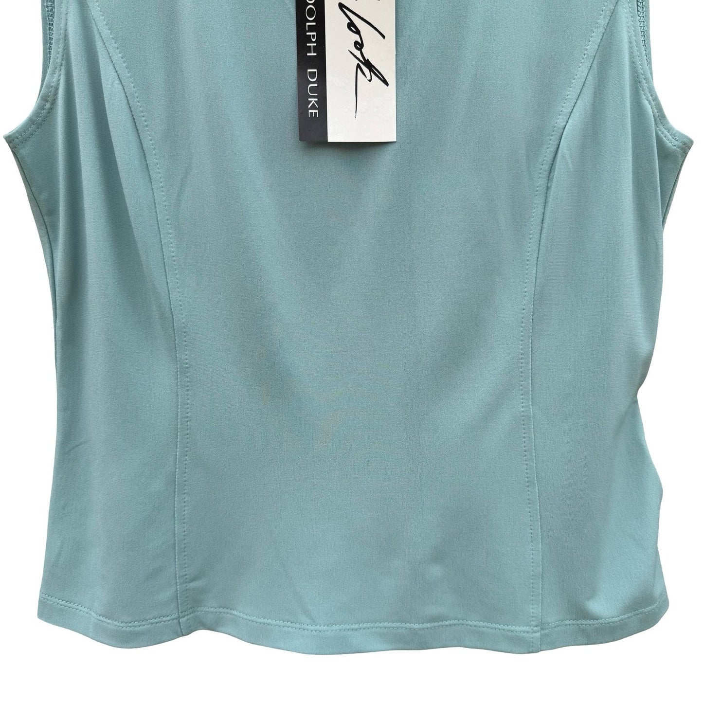 Randolph Duke The Look Womens Sleeveless Scoop Neck Top Seafoam Green Size S NWT
