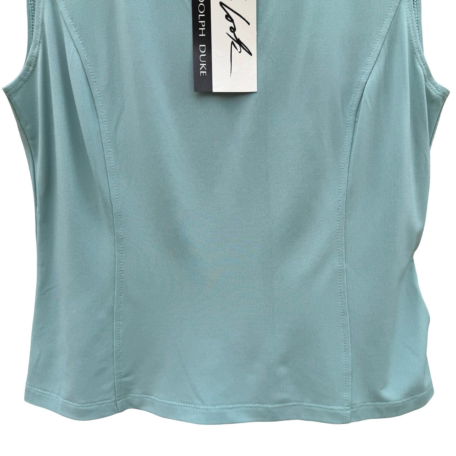 Randolph Duke The Look Womens Sleeveless Scoop Neck Top Seafoam Green Size S NWT