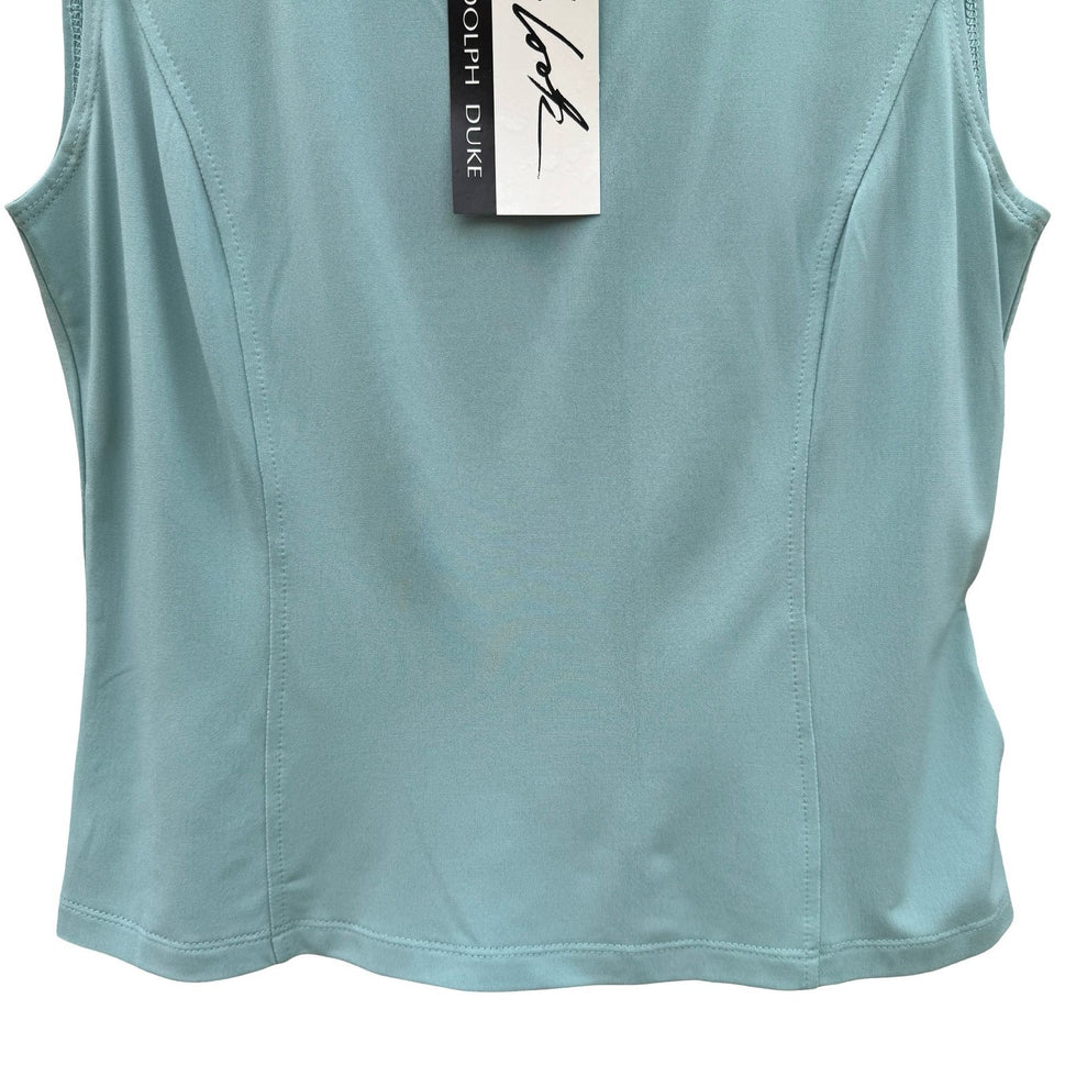 Randolph Duke The Look Womens Sleeveless Scoop Neck Top Seafoam Green Size S NWT