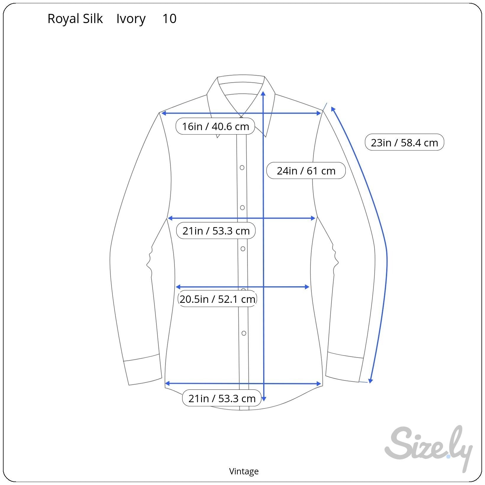 Royal Silk Vintage Silk Cotton Blend Womens Ivory Pleated Long Sleeve Blouse 10