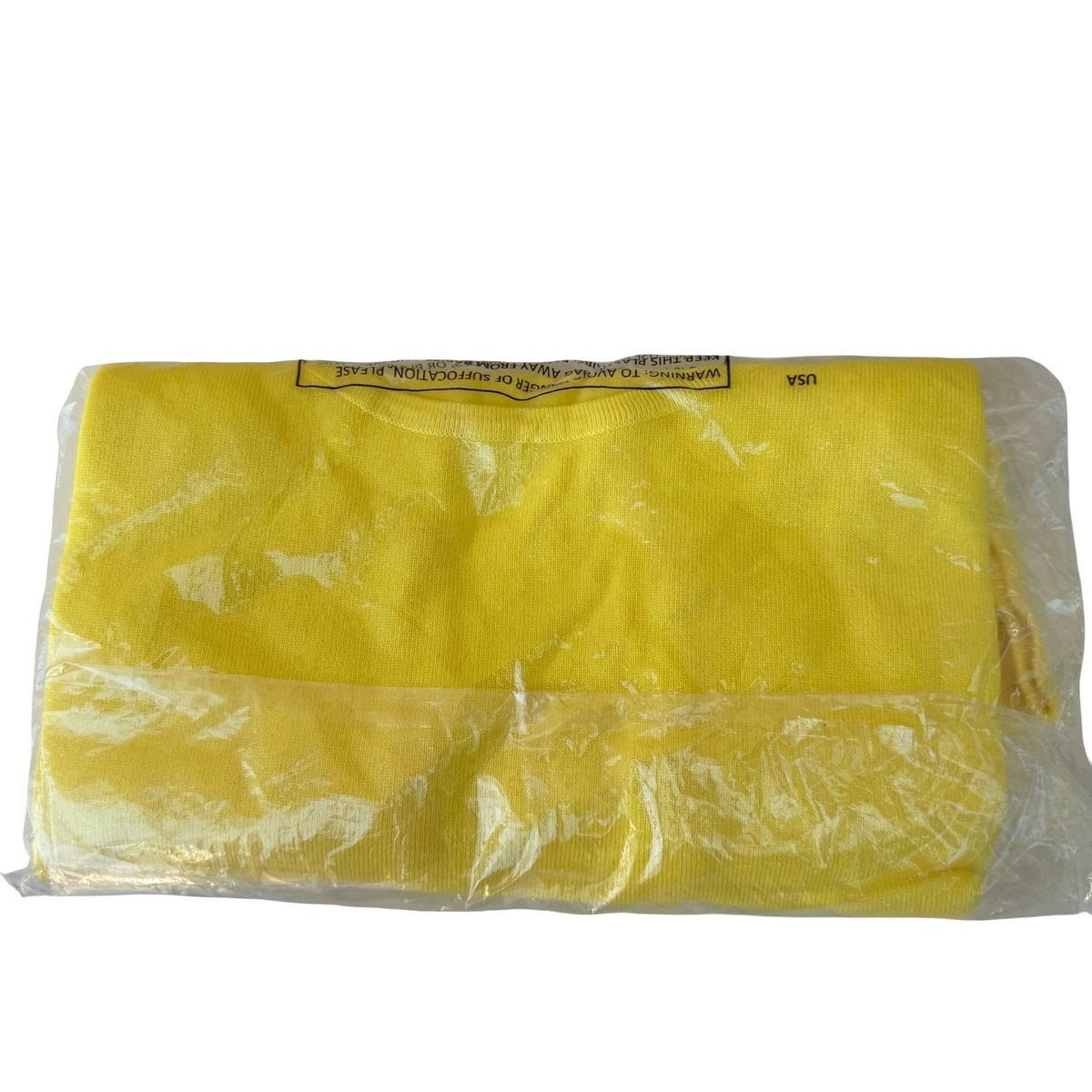 Jason Wu Pointelle Hem Knit Minimalist Layering Shell Yellow Tank Top L NEW