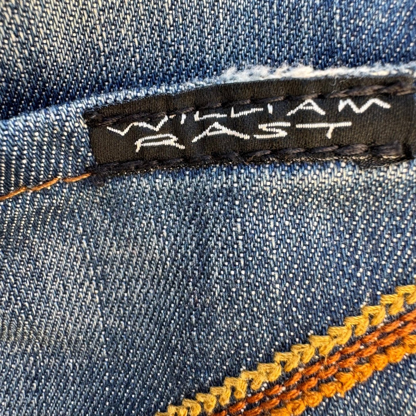 William Rast Y2K High Waisted Cheeky Denim Micro Shorts Hot Pants Back Zip 26