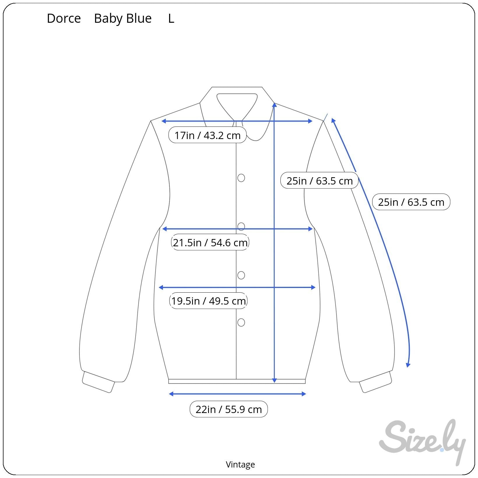 Dorce Vintage 70s Womens Light Blue Button-Up Long Sleeve Shirt Blouse Top 16