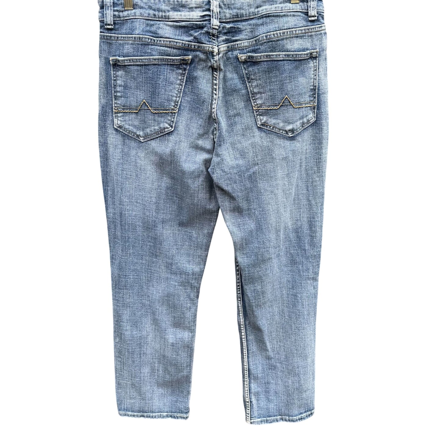 Urban Pipeline Mens Super Flex Light Wash Relaxed Straight Fit Denim Jeans