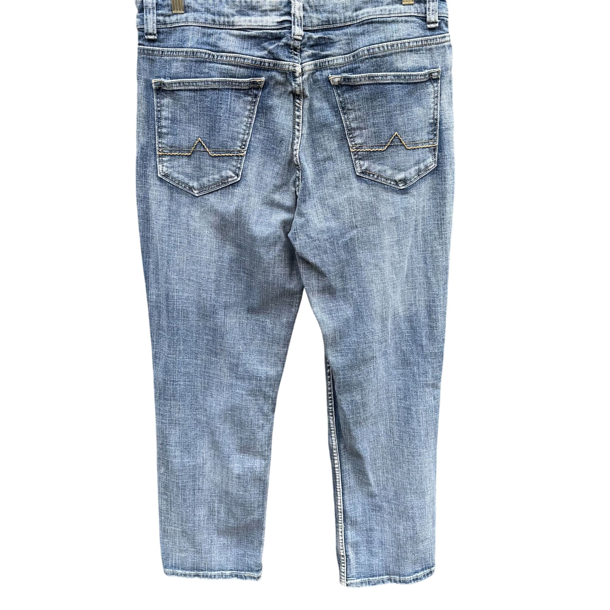 Urban Pipeline Mens Super Flex Light Wash Relaxed Straight Fit Denim Jeans