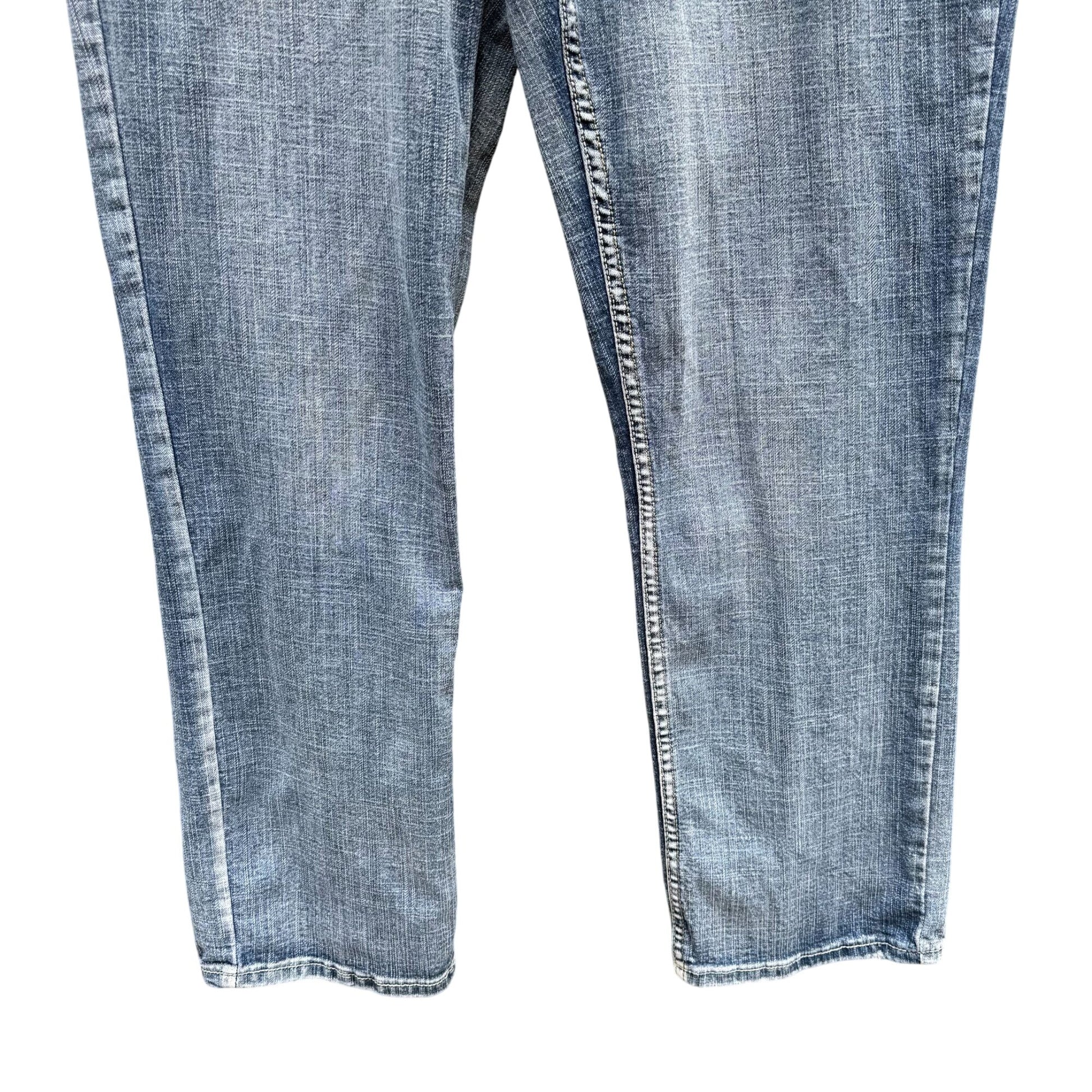 Urban Pipeline Mens Super Flex Light Wash Relaxed Straight Fit Denim Jeans