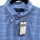 Switch Polo Ralph Lauren Preppy Plaid Classic Fit Performance Shirt Blue Mens L NEW 3 image