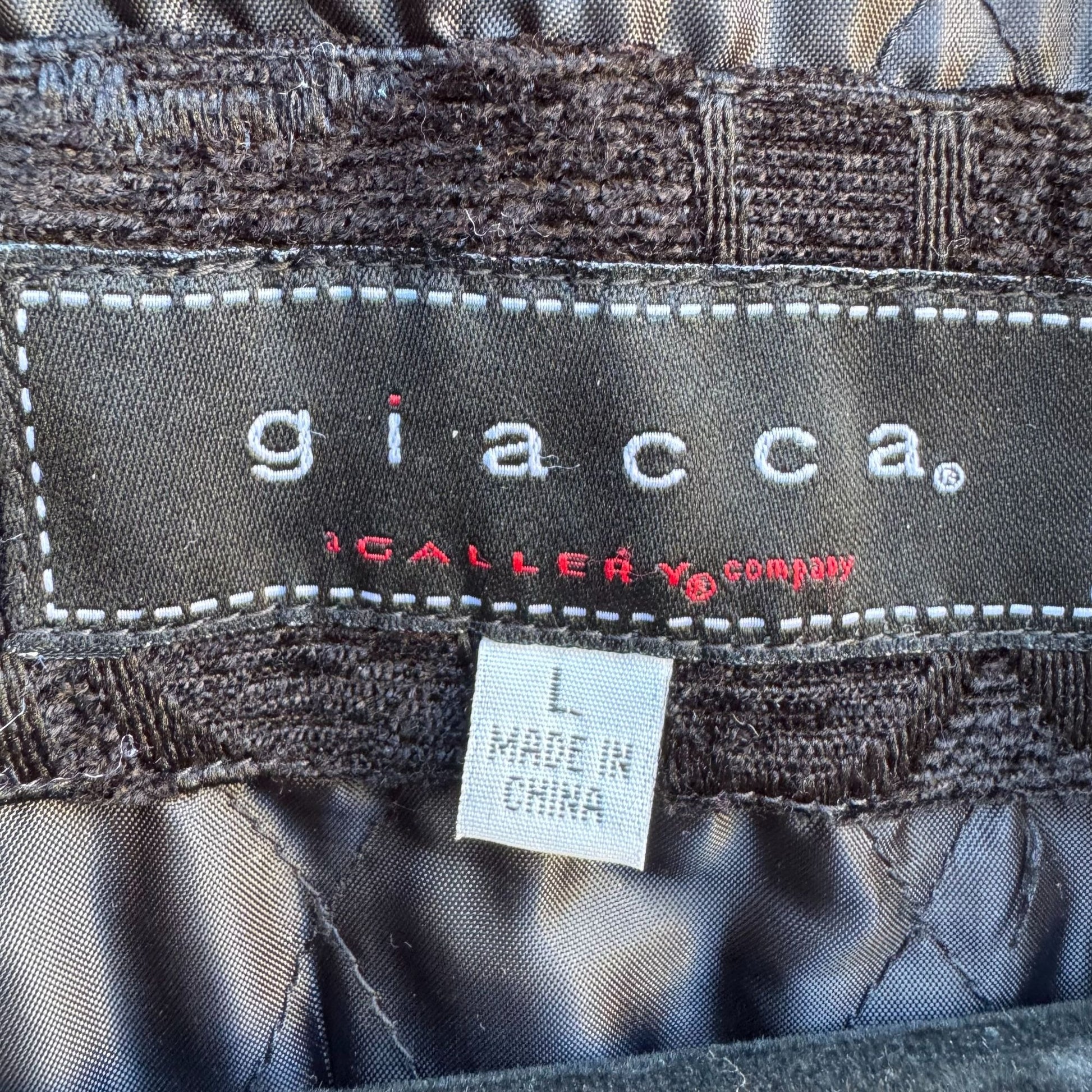 Giacca Womens Black Brocade Floral Tapestry Long Coat Jacket L Elegant Regency