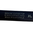 Switch Brown Genuine Leather Belt XL Brass Buckle Classic Casual Western Made Guatemala 2 image